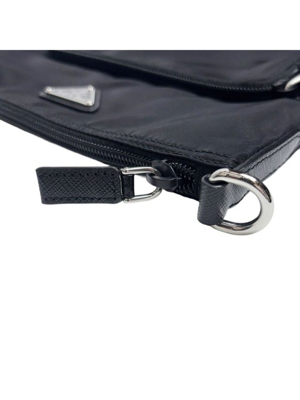 Prada Nylon Shoulder Bag Black - Picture 12 of 15